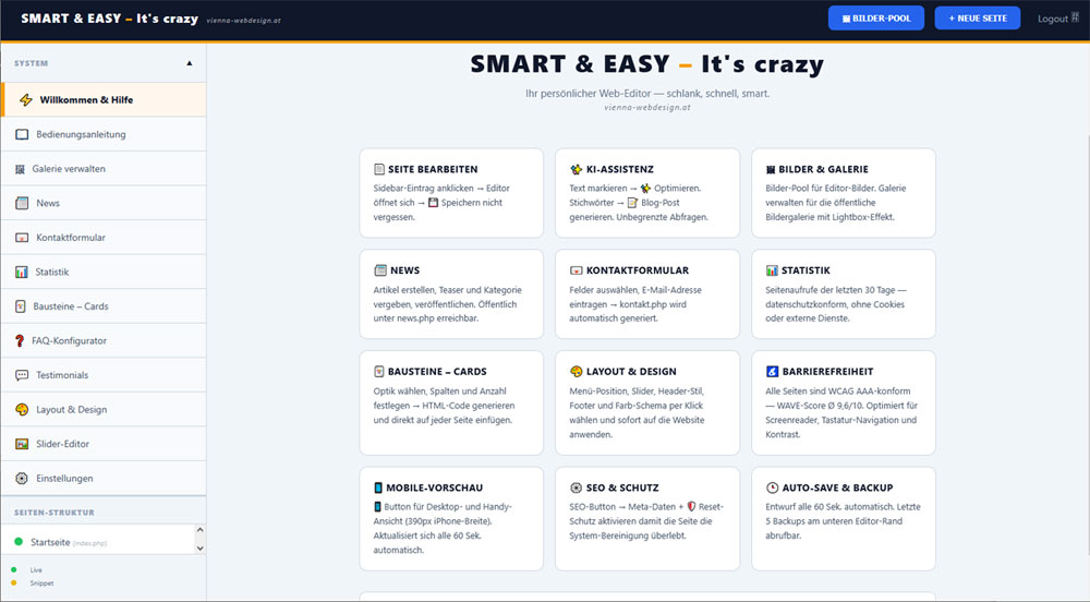 Editor SMART & EASY - it's crazy